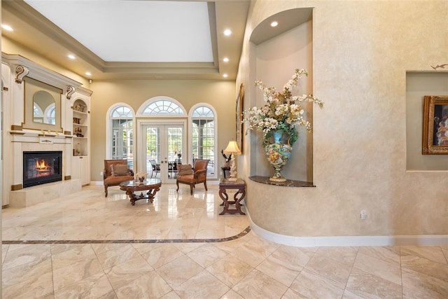 168 Rue Des Chateaux, Tarpon Springs, FL 34688 - common area featuring recessed lighting and a towering ceiling
