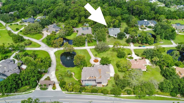 168 Rue Des Chateaux, Tarpon Springs, FL 34688 - aerial overview of property's location with nearby suburban area