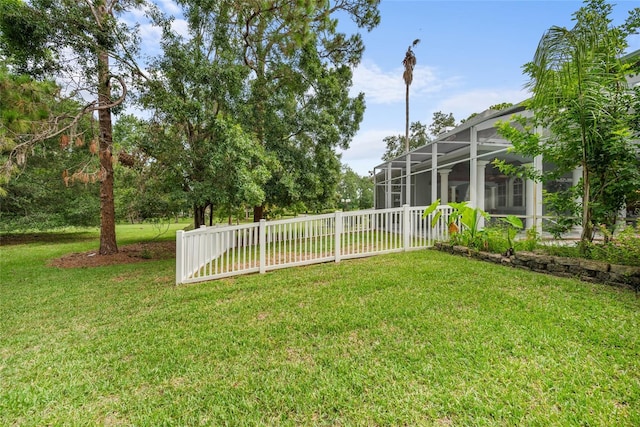 168 Rue Des Chateaux, Tarpon Springs, FL 34688 - view of yard with glass enclosure
