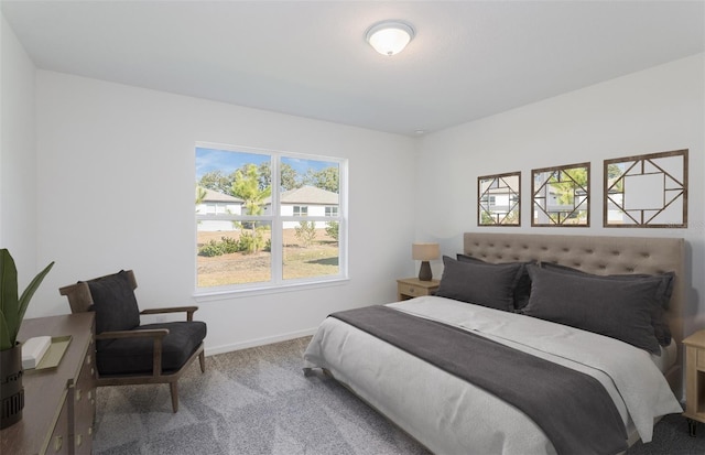 bedroom featuring carpet flooring