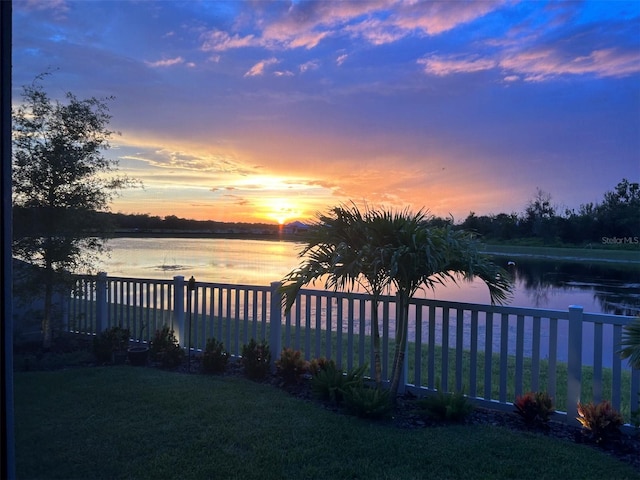 property view of water