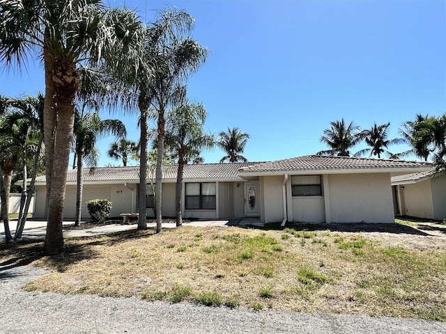 view of ranch-style house