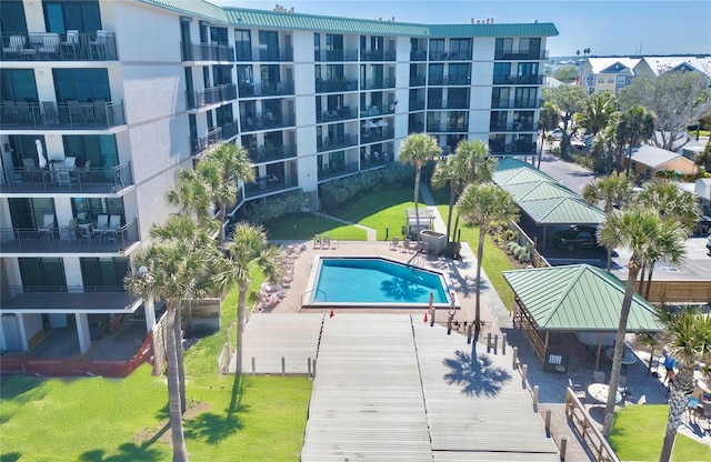 view of community pool