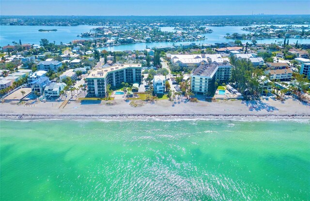 drone / aerial view of expansive beach