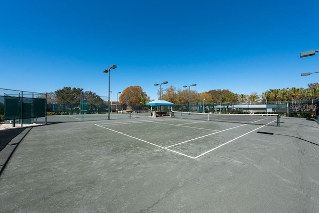 view of sport court