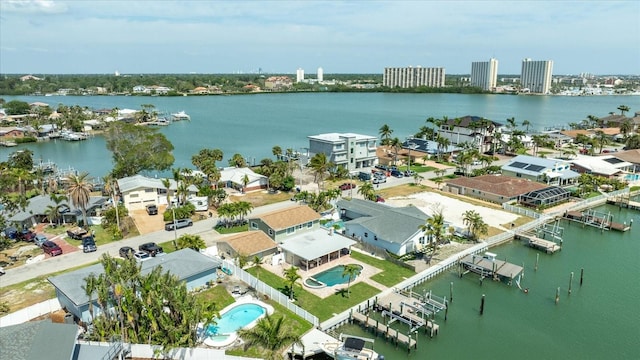 7886 9th Ave S, Saint Petersburg, FL 33707 - bird's eye view of a large body of water and a pool area