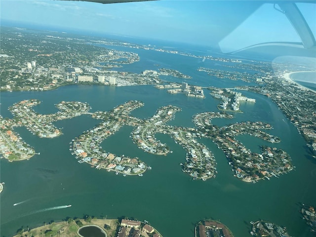 7886 9th Ave S, Saint Petersburg, FL 33707 - aerial view of a marina and a large body of water