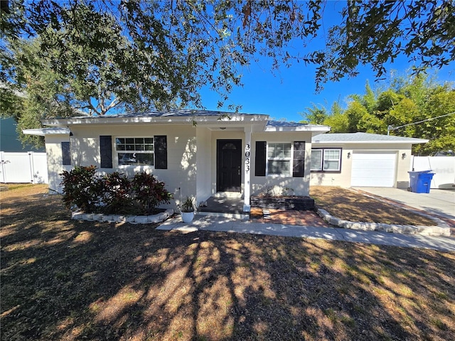 ranch-style house with a garage