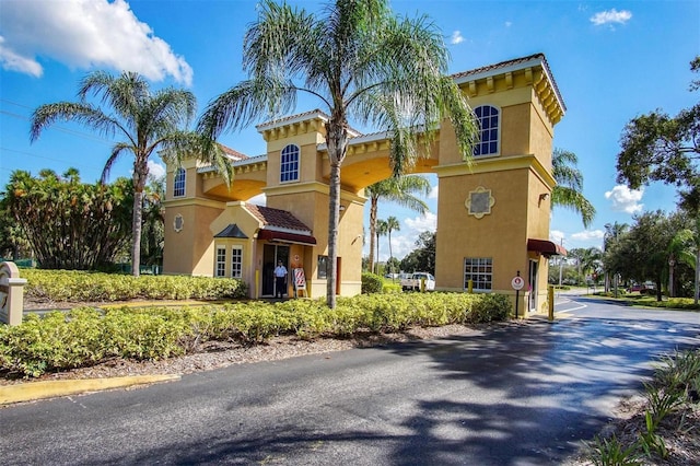 view of mediterranean / spanish house