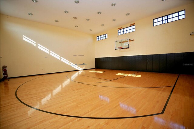 view of basketball court