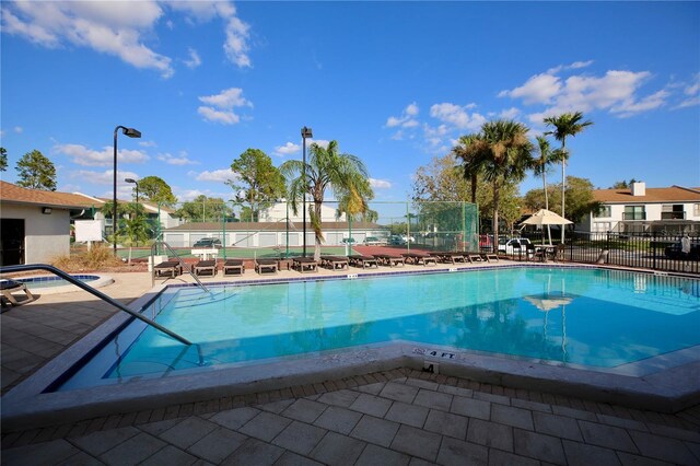 1901 Oyster Catcher Ln Unit 814, Clearwater, FL 33762 - pool with a patio area and fence