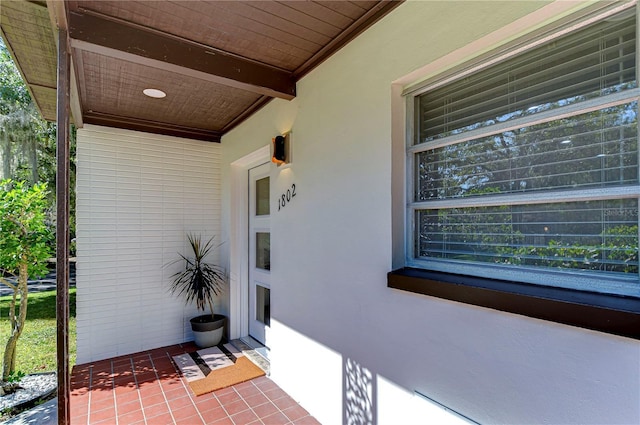 1802 E Hamilton Ave, Tampa, FL 33610 - property entrance with stucco siding