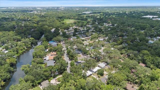 1802 E Hamilton Ave, Tampa, FL 33610 - aerial view of property's location with a nearby body of water