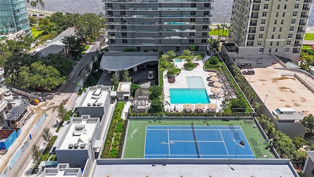 2912 W Santiago St Unit 1901, Tampa, FL 33629 - drone / aerial view of a pool