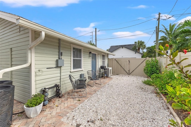 exterior space with a patio area