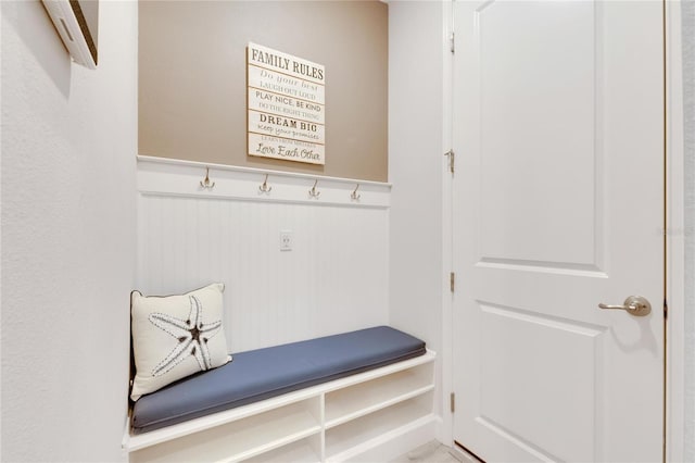 view of mudroom