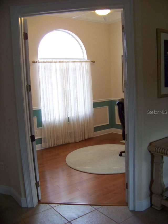 bathroom featuring hardwood / wood-style floors