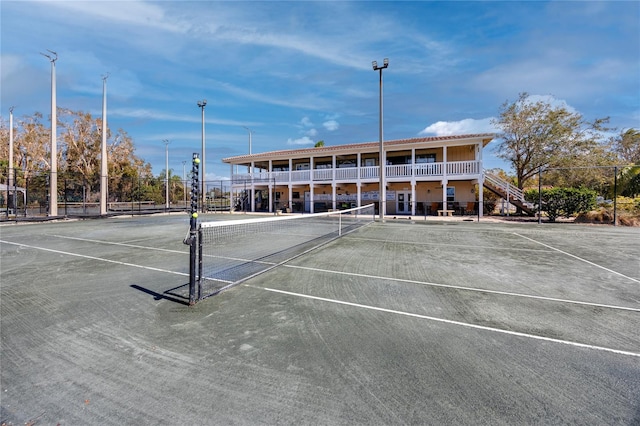 view of sport court