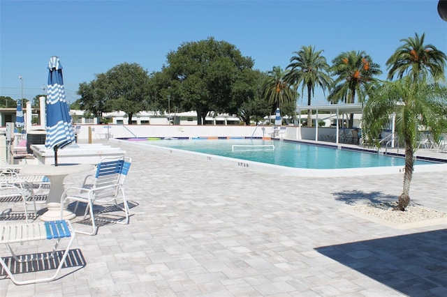 4460 95th Ave N Unit 1, Pinellas Park, FL 33782 - community pool with a patio area
