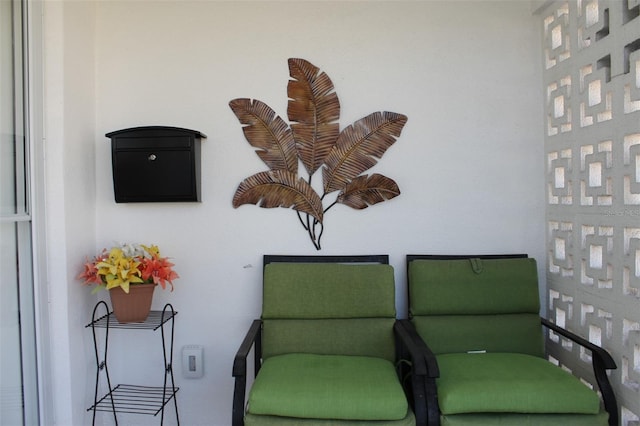 view of sitting room