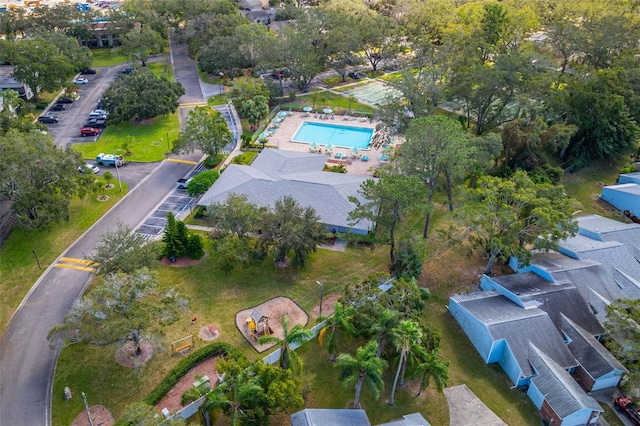2101 Fox Chase Blvd Unit 106, Palm Harbor, FL 34683 - aerial view of property's location featuring a pool area