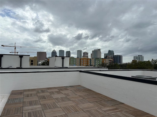 view of patio / terrace featuring a balcony