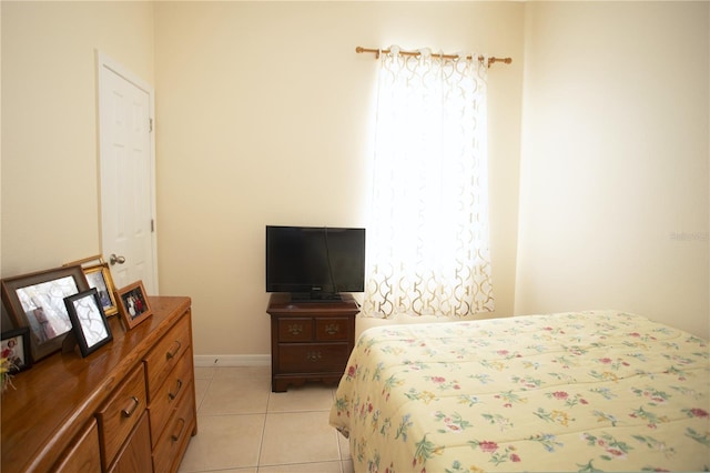 view of tiled bedroom