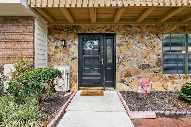 view of entrance to property