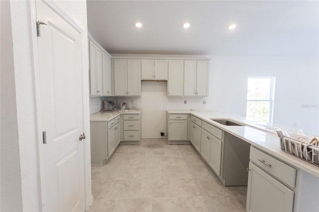 kitchen featuring sink