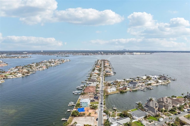 339 55th Ave, St Pete Beach, FL 33706 - aerial perspective of suburban area with a nearby body of water