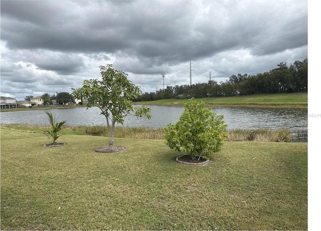 view of water feature