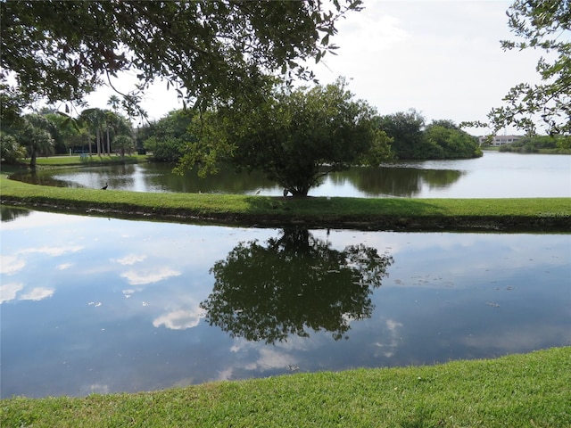 view of water feature