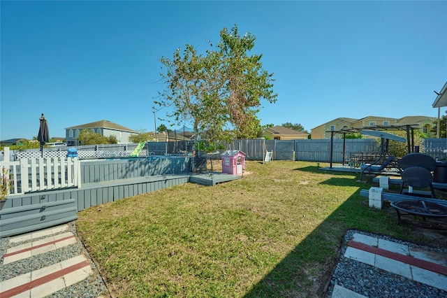 612 Chicago Way, Dundee, FL 33838 - view of yard