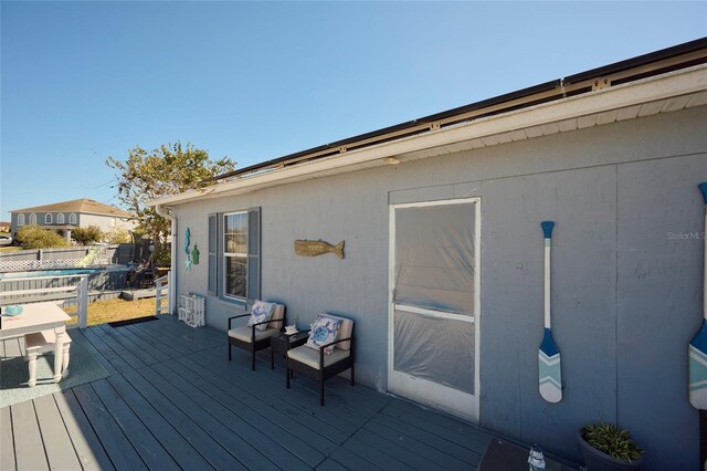 612 Chicago Way, Dundee, FL 33838 - view of wooden terrace