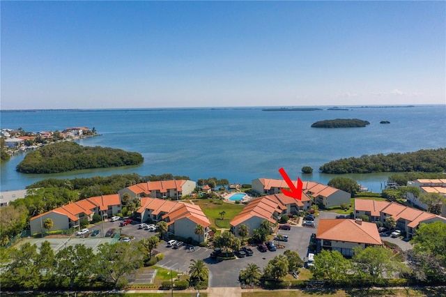1515 Pinellas Bayway S Unit B28, Tierra Verde, FL 33715 - drone / aerial view of a large body of water