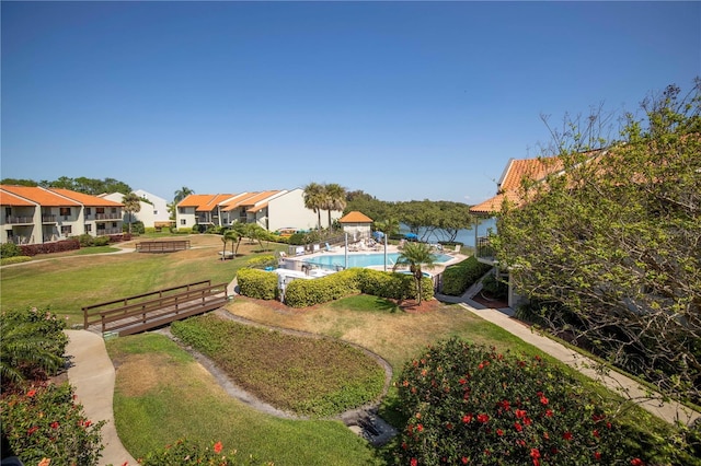 1515 Pinellas Bayway S Unit B28, Tierra Verde, FL 33715 - view of grassy yard with a residential view