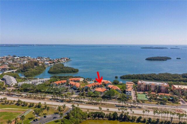 1515 Pinellas Bayway S Unit B28, Tierra Verde, FL 33715 - drone / aerial view of a nearby body of water
