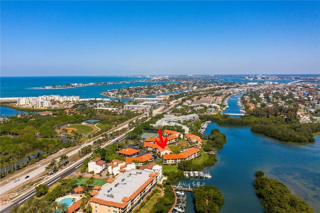 1515 Pinellas Bayway S Unit B28, Tierra Verde, FL 33715 - bird's eye view of a nearby body of water