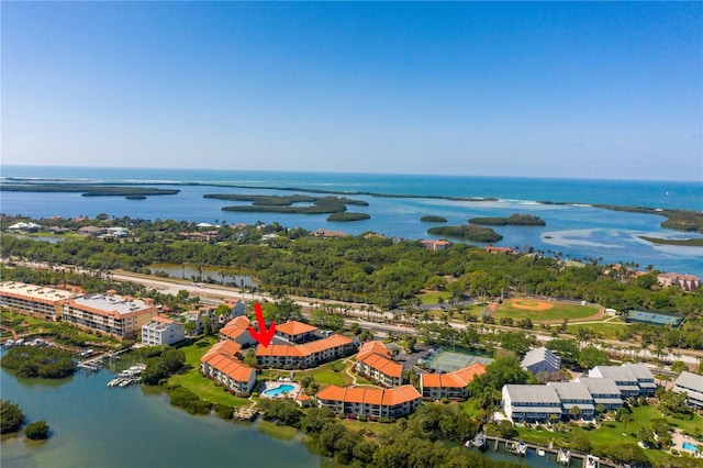 1515 Pinellas Bayway S Unit B28, Tierra Verde, FL 33715 - bird's eye view of a large body of water