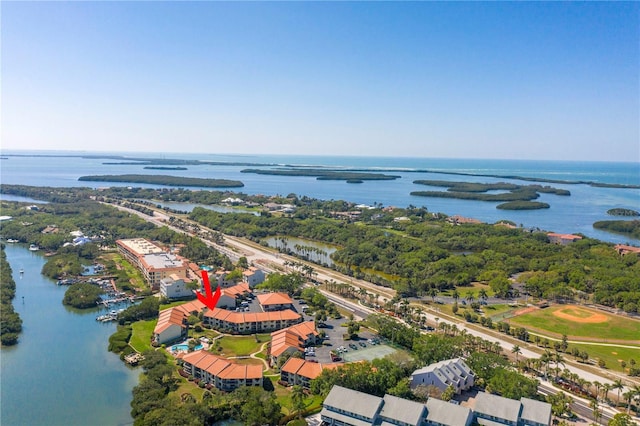 1515 Pinellas Bayway S Unit B28, Tierra Verde, FL 33715 - aerial view of a large body of water