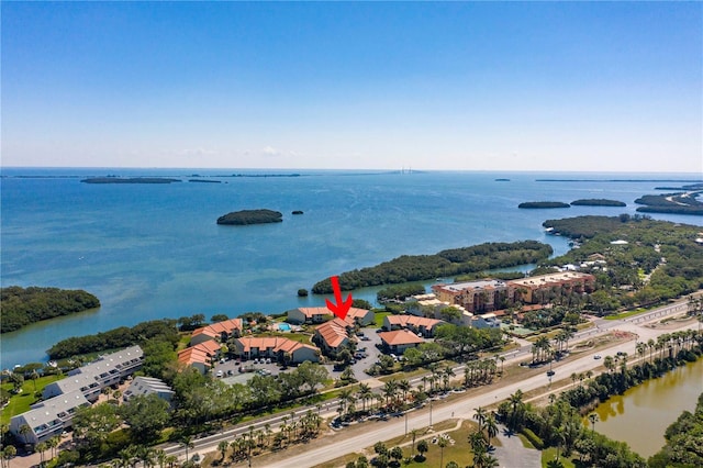 1515 Pinellas Bayway S Unit B28, Tierra Verde, FL 33715 - bird's eye view of a nearby body of water
