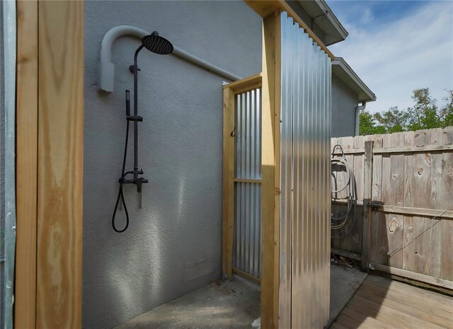 view of outbuilding