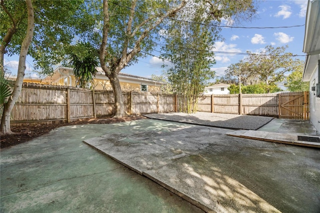 view of yard featuring a patio