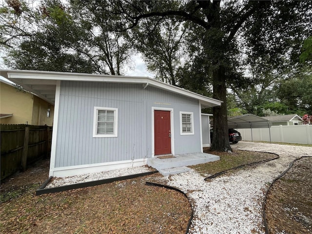 view of outbuilding