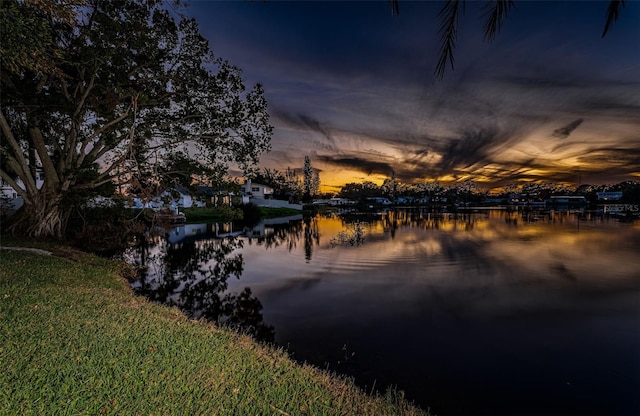 property view of water