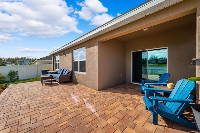 view of patio / terrace with outdoor lounge area