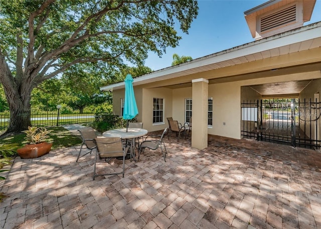 view of patio