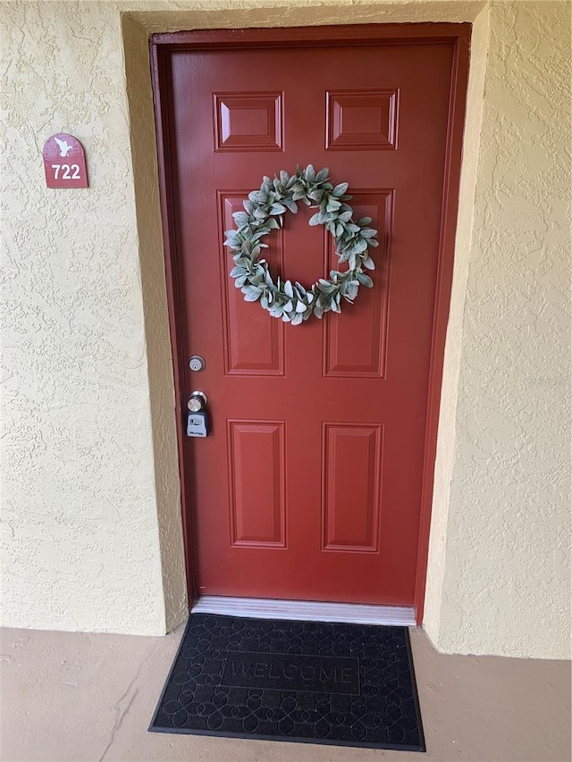 view of property entrance