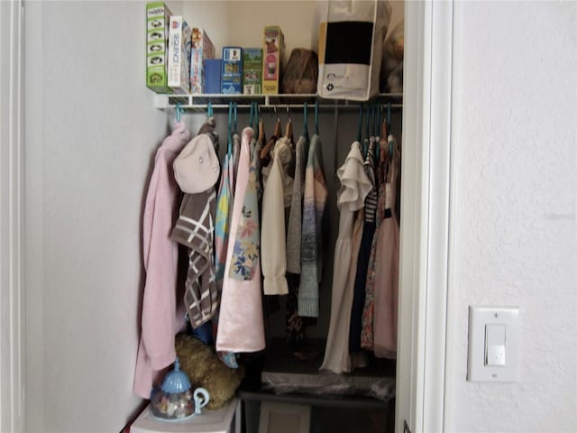 view of closet