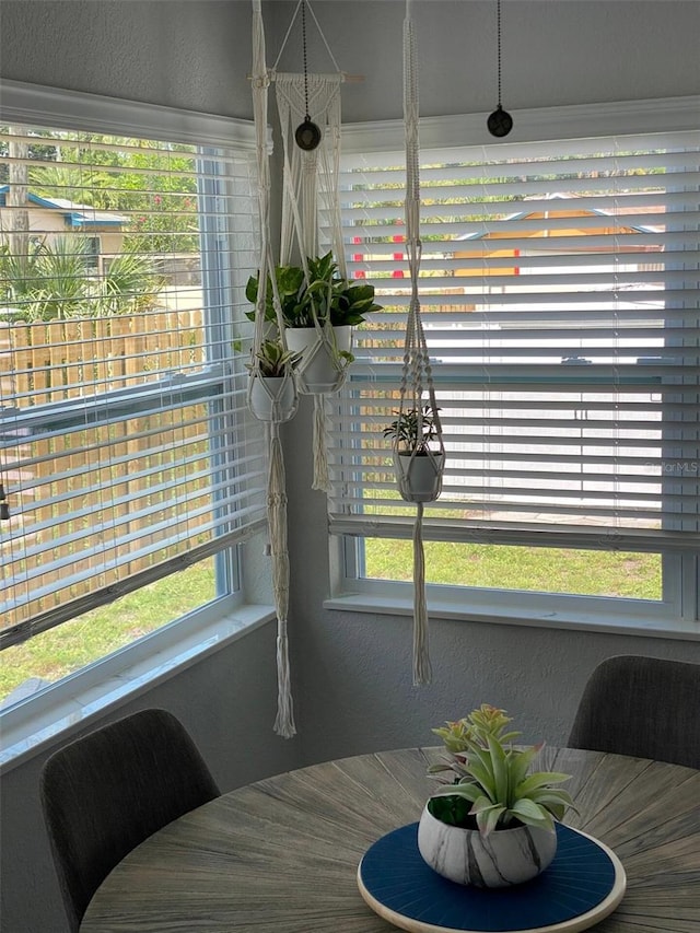 view of dining space